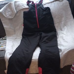 Swiss Tech Pink and Black Snow Bib